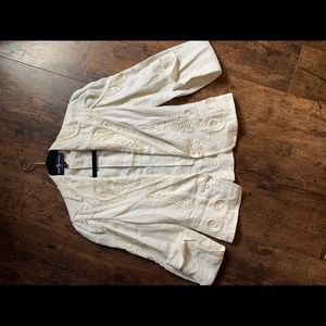 USA made, vintage Ralph Lauren linen blazer.